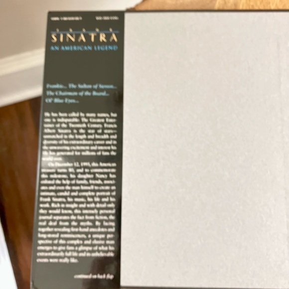 Frank Sinatra An American Legend By Nancy Sinatra Coffee Table Book - Picture 4 of 5